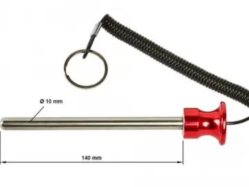 10 x 140-mm Magnet-​Steckbolzen für Gewichtsmagazine