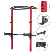 HMS KLT22 Wall Rack SET Rot - schwarz