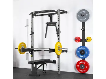 HMS KLT22 Wall Rack SET silber - schwarz