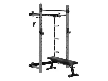 HMS KLT34 WALL-POWER-RACK grau - schwarz