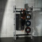 HMS KLT34 WALL-POWER-RACK grau - schwarz