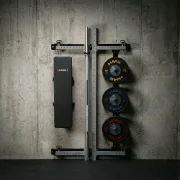 HMS KLT34 WALL-POWER-RACK grau - schwarz