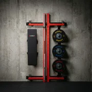 HMS KLT34 WALL-POWER-RACK rot - schwarz