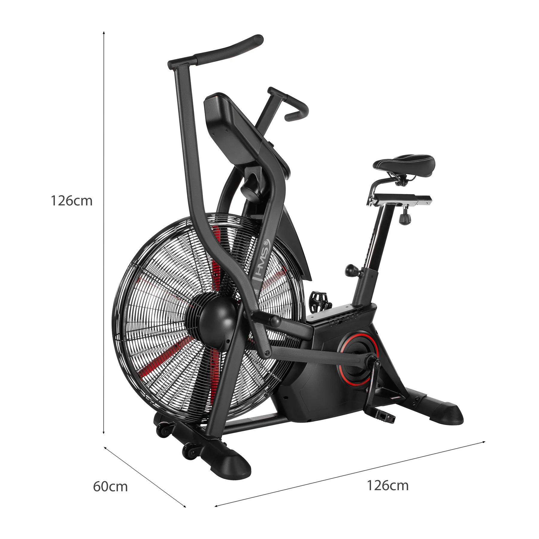 HMS Airbike-ERGOMETER COMMERCIAL MP5420