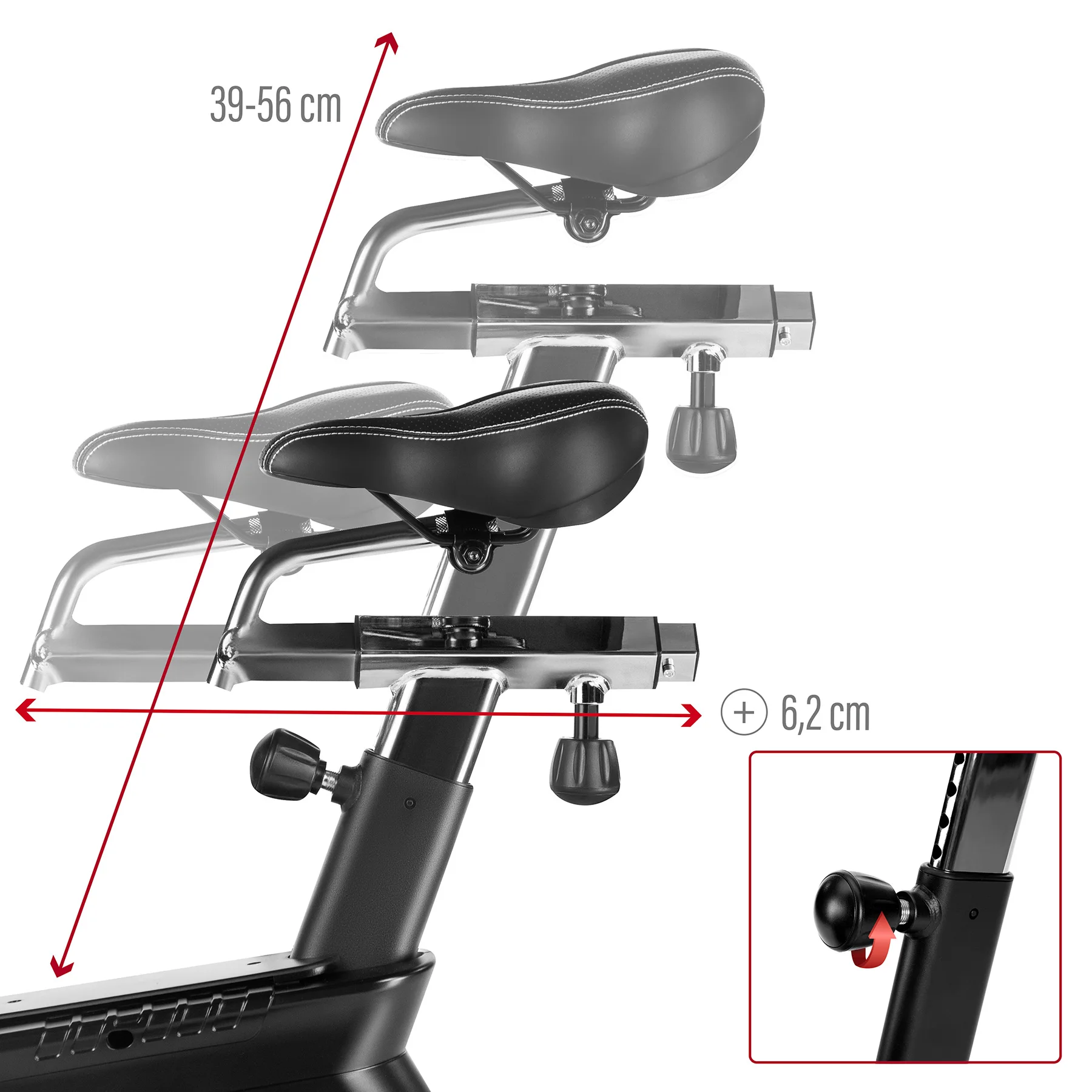 HMS Airbike-ERGOMETER COMMERCIAL MP5420