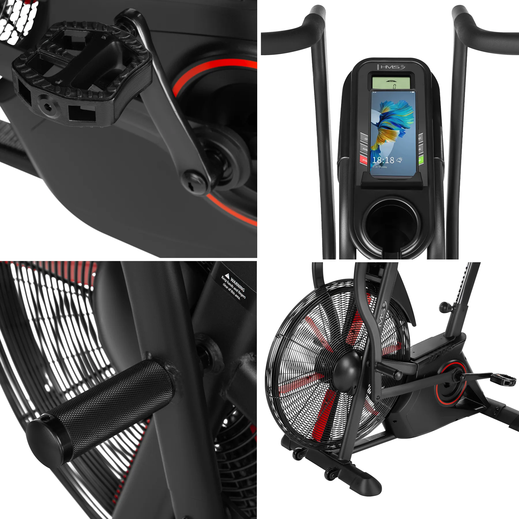 HMS Airbike-ERGOMETER COMMERCIAL MP5420