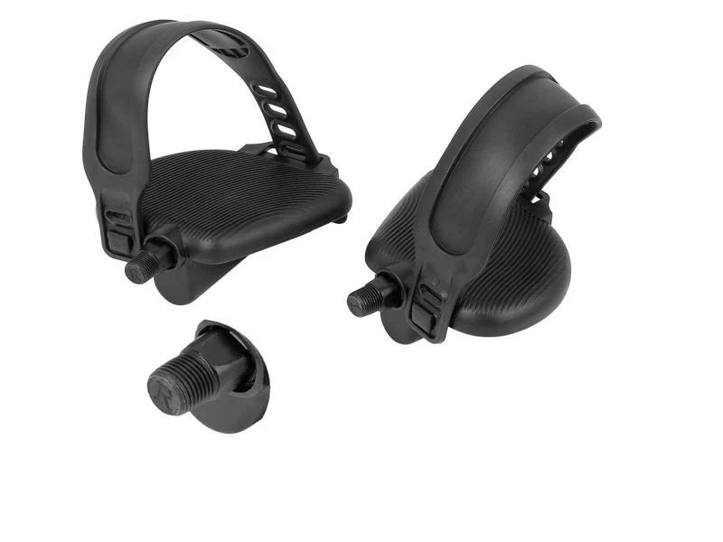 Pedal für Fahrrad Ergometer Ersatzteil 9-16 Zoll Gewindemit Pedalriemen Standart