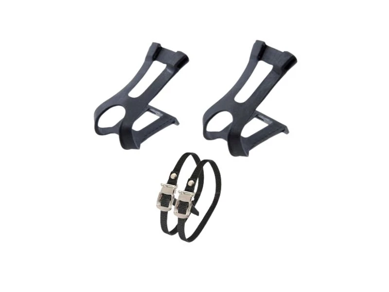 Pedalkorb und Riemen Set (je 1 Paar) für Fahrradpedale